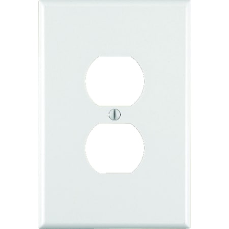 Leviton Leviton White 1 gang Thermoset Plastic Duplex Wall Plate 1 pk 88103-000